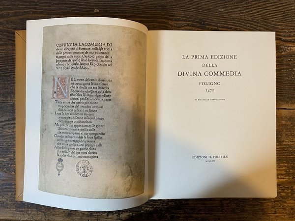 La prima edizione della Divina Commedia Foligno 1472