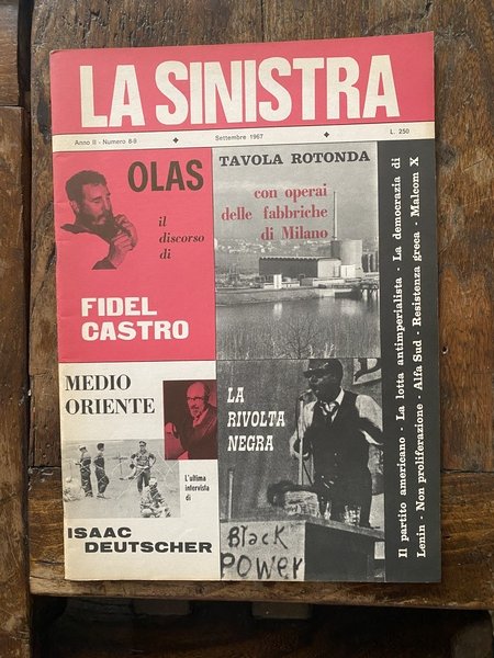 La sinistra Mensile Anno II - Numero 8-9 Settembre 1967