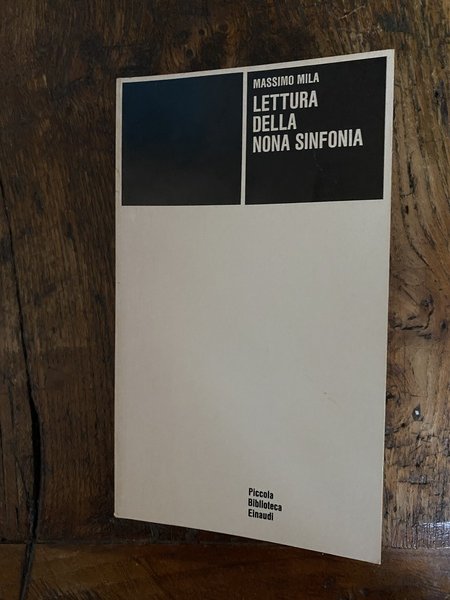 Lettura della nona sinfonia