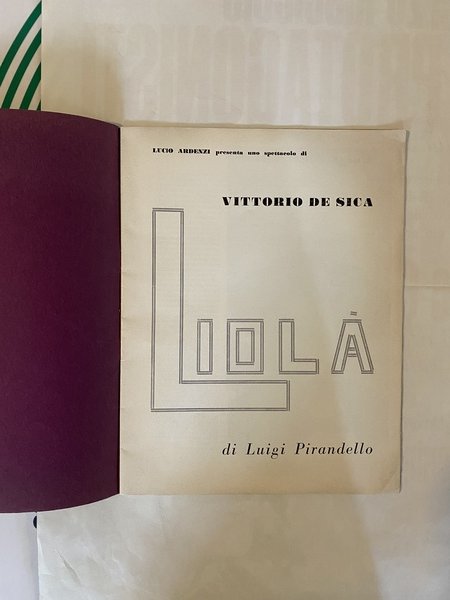 Liolà di Luigi Pirandello