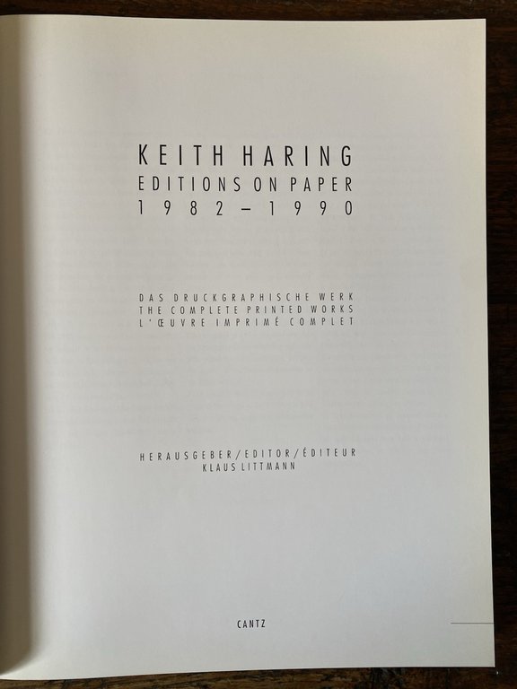Littmann Klaus Keith Haring Editions on Paper 1982 - 1990 … | Immagine Gallery 2