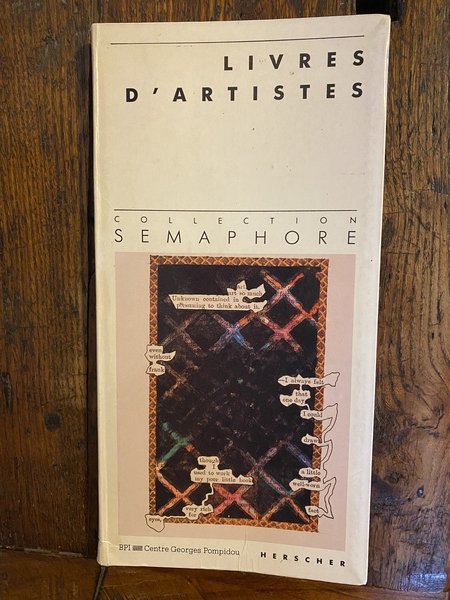 Livres d'artistes Collection Semaphore