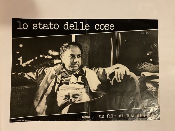 Lo stato delle cose Locandina cinematografica 45 x 66 cm.
