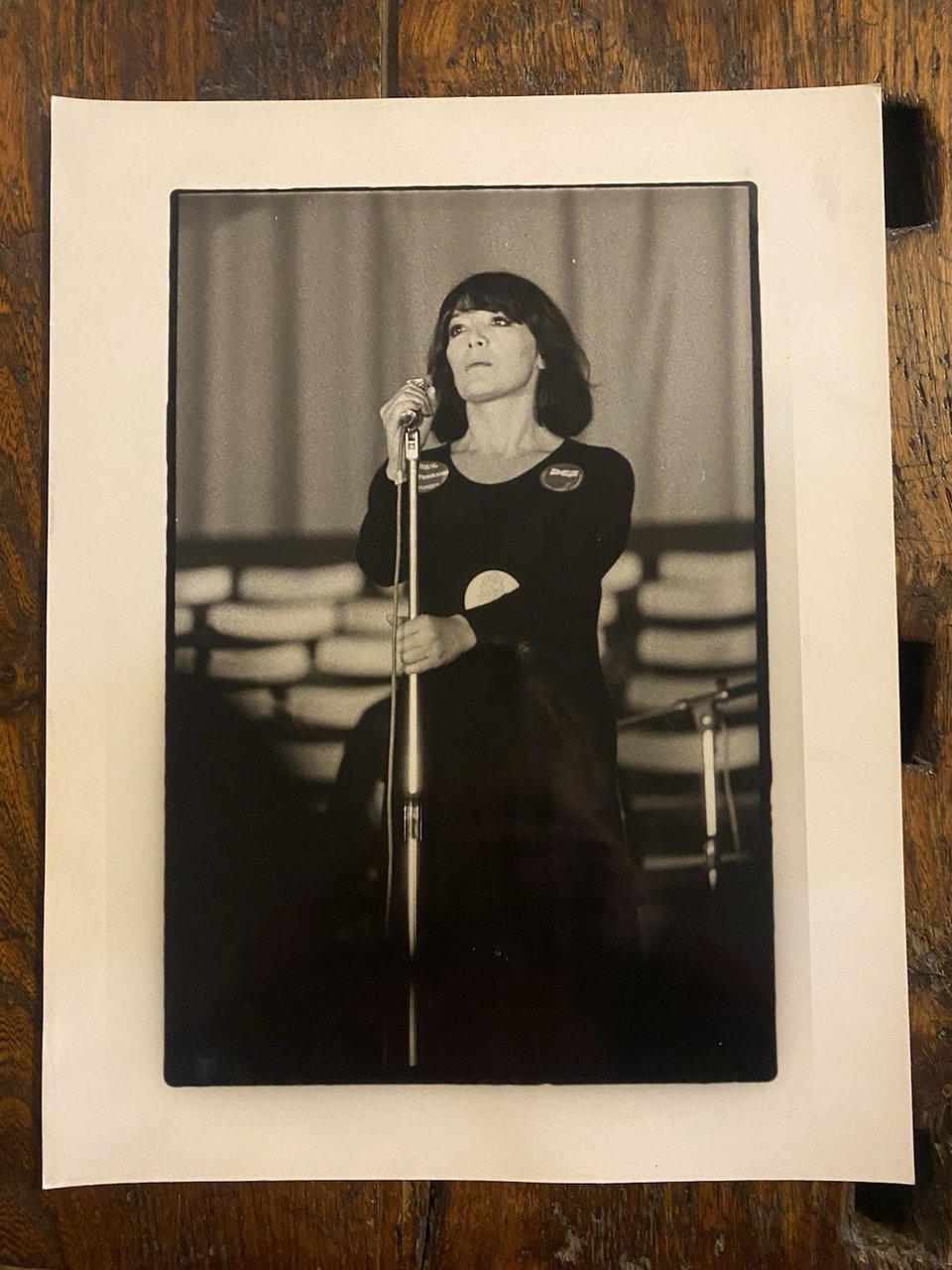 Lucas Uliano Juliette Greco fotografia originale 31 x 24 cm.