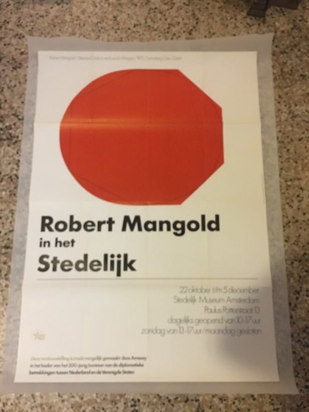 Manifesto / Poster 115 x 82 cm. dell'Esposizione allo Stedelijk …