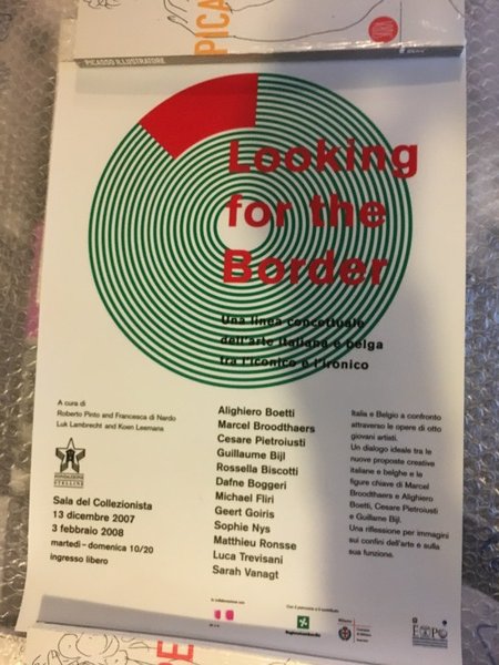 Manifesto / Poster 41 X 30 cm. dell'esposizione Looking for …