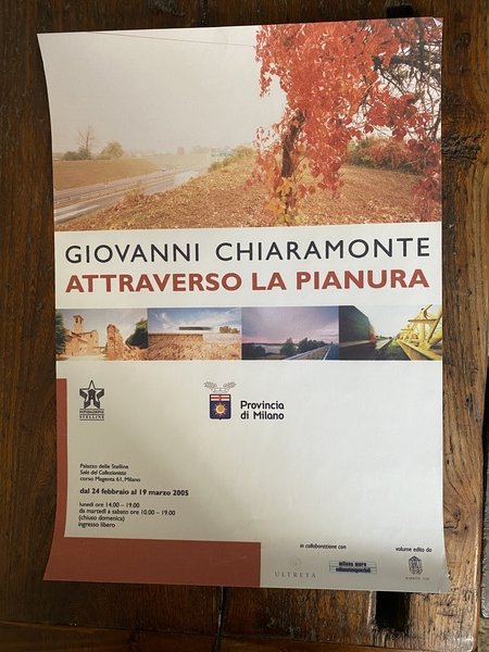 Manifesto / Poster 42 x 30 cm. dell'esposizione Attraverso la …