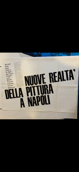 Manifesto / Poster 49 x 69 cm. dell'Esposizione Nuove Realtà …