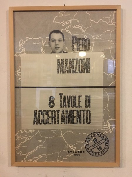 Manifesto / Poster 56 x 38 cm. dell'esposizione 8 tavole …