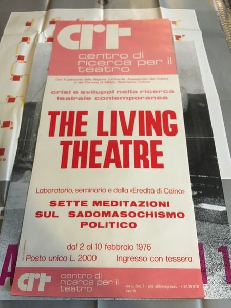 Manifesto / Poster 68 x 32 cm. dello spettacolo del …