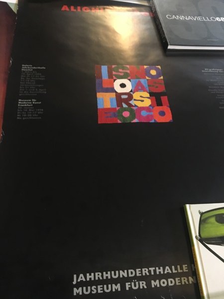 Manifesto / Poster 84 x 59 cm. dell'Esposizione al Museum …