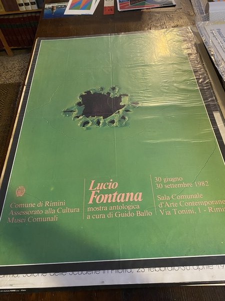 Manifesto / Poster 96 x 68 cm. dell'esposizione alla Sala …