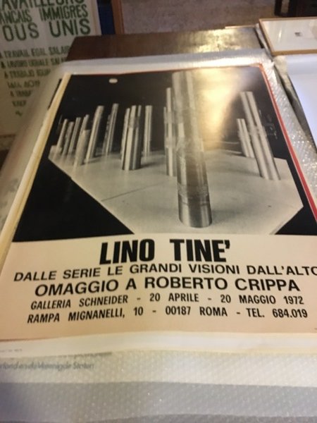 Manifesto / Poster 99 x 68 cm. dell'esposizione alla Galleria …