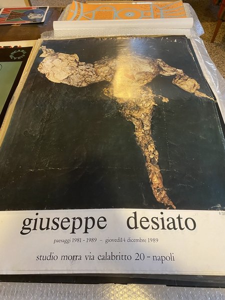 Manifesto / Poster 99 x 68 cm. dell'esposizione allo Studio …