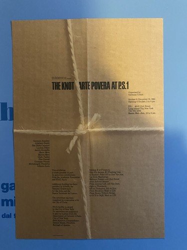 Manifesto / Poster 42 x 29 cm. The Knot Arte …