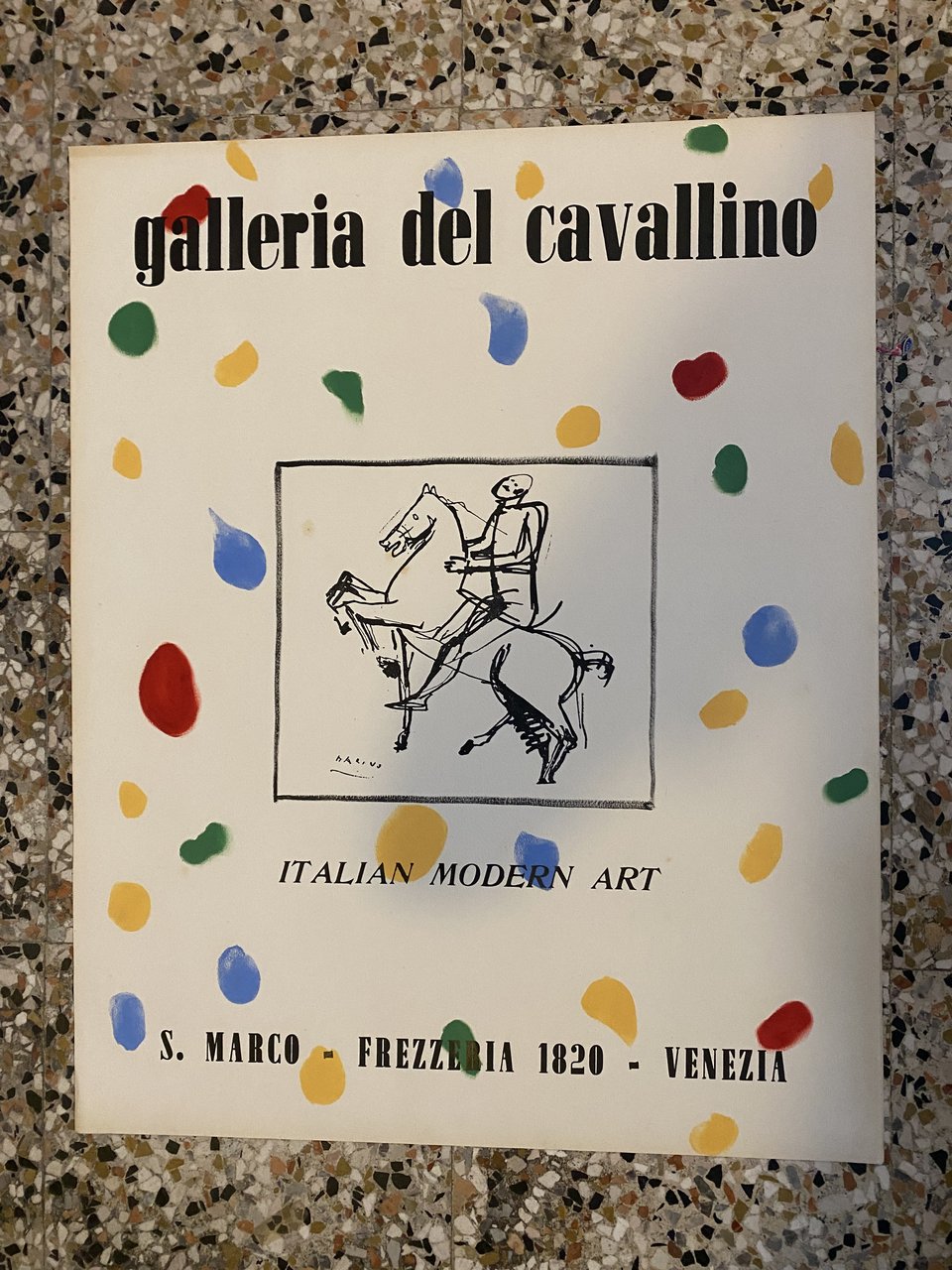 Manifesto / Poster litografico 60 x 48 cm. dell'esposizione Italian …