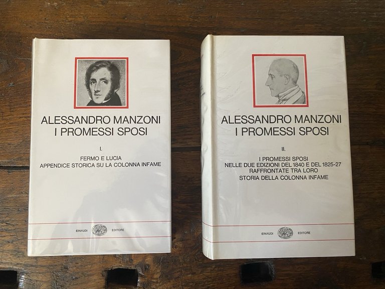 Manzoni Alessandro Fermo e Lucia I promessi sposi Torino Einaudi …