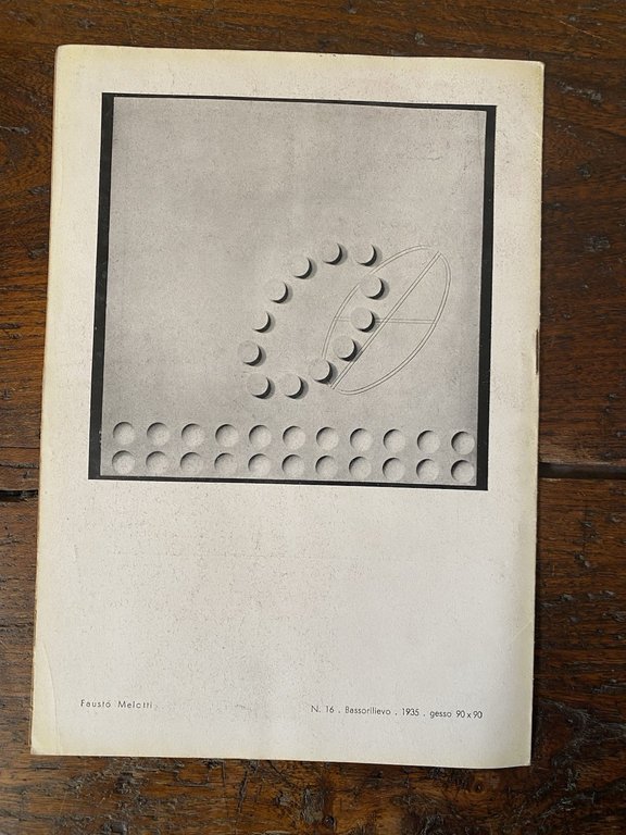Melotti Fausto Il Milione n. 40 Bollettino della Galleria 10 …