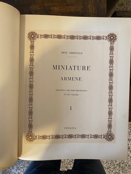 Miniature armene Biblioteca dei Padri Mechitaristi di San Lazzaro I