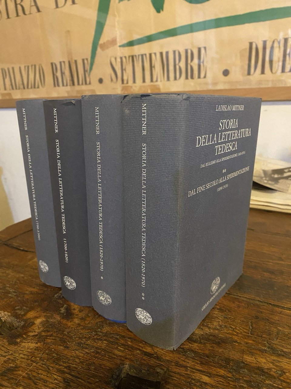 Mittner Ladislao Storia della letteratura tedesca Torino Einaudi 1964/1977 | Immagine principale