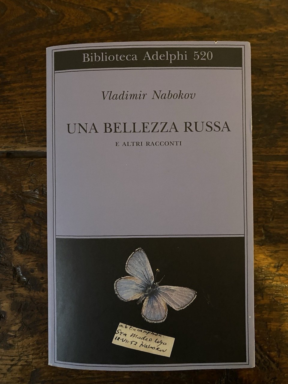 Nabokov Vladimir Una bellezza russa e altri racconti Milano Adelphi …