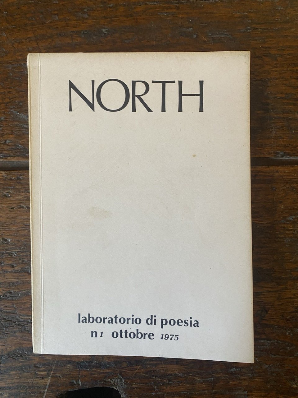 Nolli Piercarlo diretto da, North Laboratorio di Poesia n. 1 …