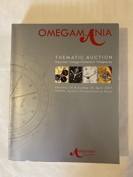 Omega Mania Thematic Auction Important Omega Collectors' Timepieces