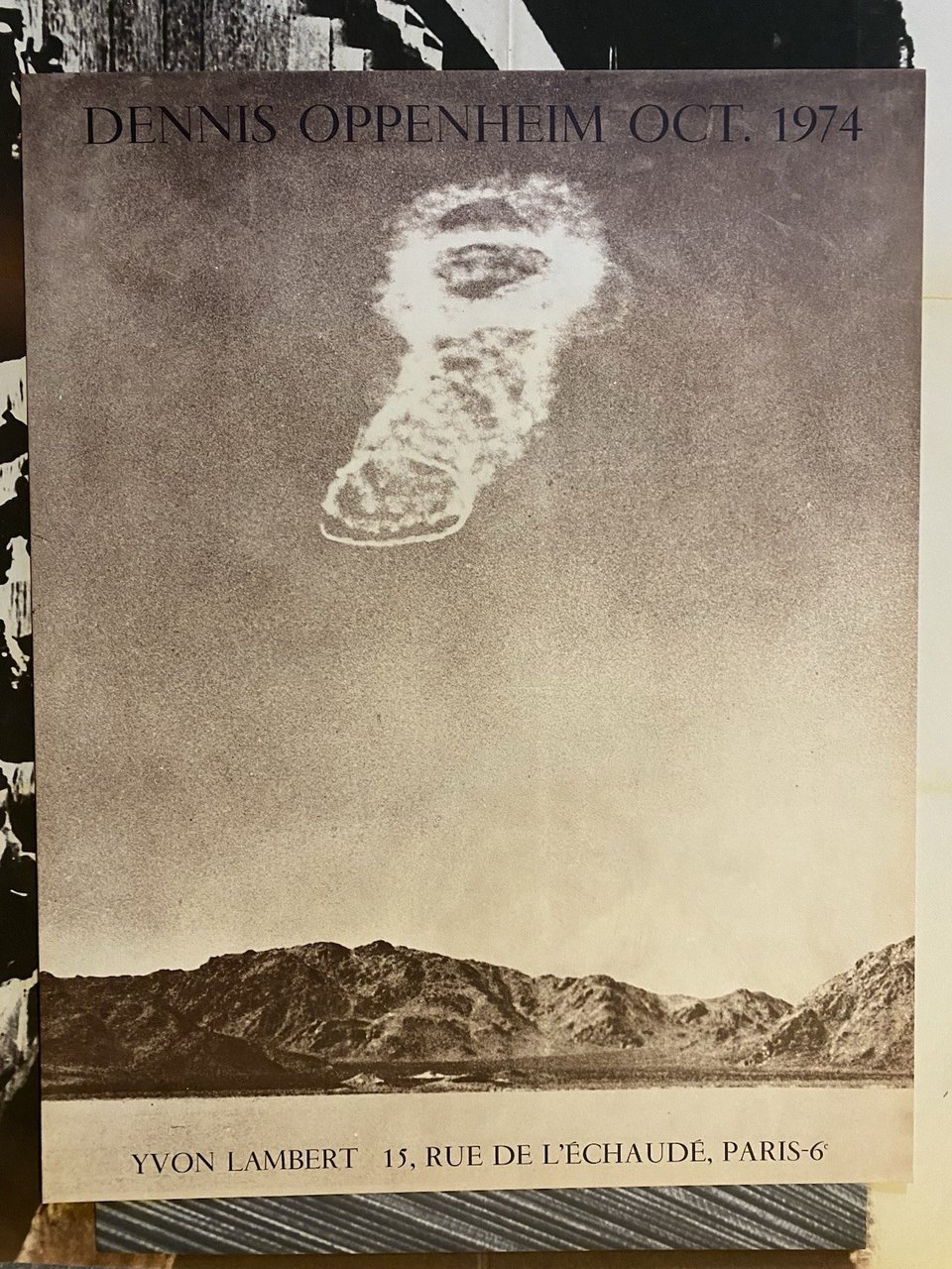 Oppenheim Dennis Manifesto / Poster 56 x 44 cm. Paris …
