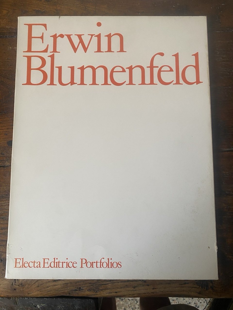 Palazzoli Daniela Erwin Blumenfeld Portfolios Milano Electa 1981 | Immagine principale