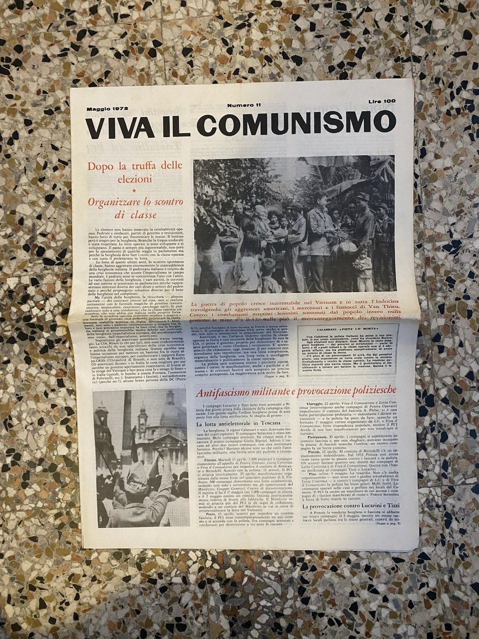 Pannella Marco diretta da, Viva il comunismo Settimanale Numero 11 …