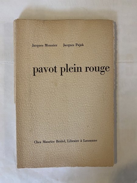 Pavot plein rouge