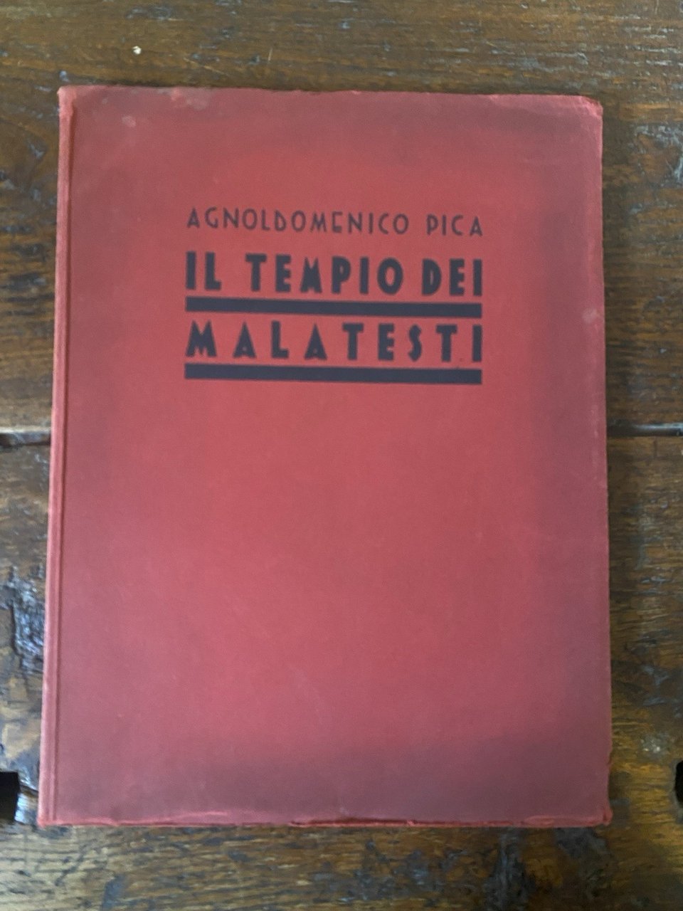 Pica Agnoldomenico Il tempio dei Malatesti s.d ma anni '30