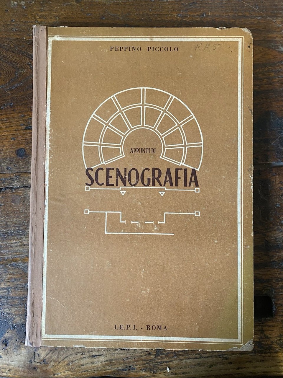 Piccolo Peppino Appunti di scenografia Roma I.E.P.I. 1954 | Immagine principale