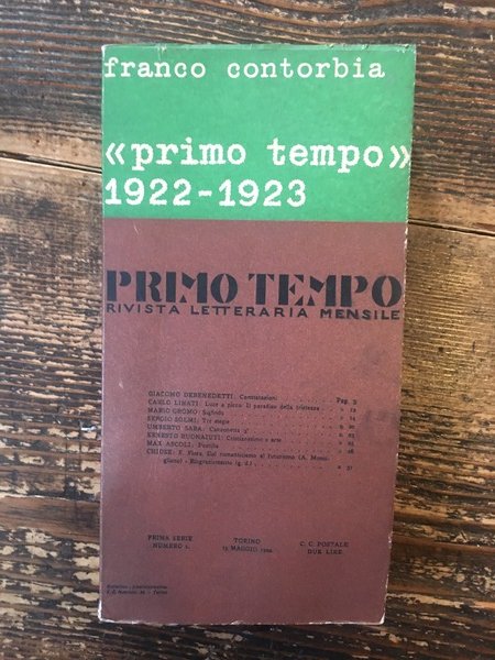 Primo Tempo 1922-1923