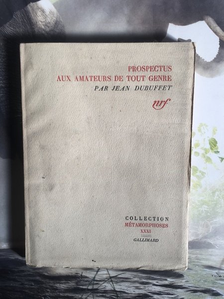 Prospectus aux amateurs de tout genre