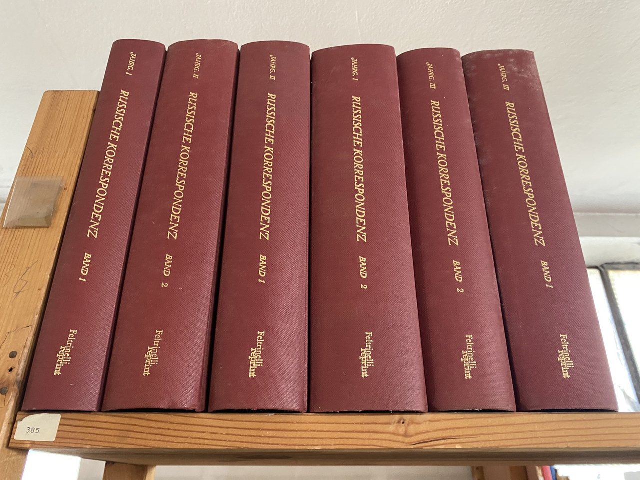 Radek Karl diretta da Russischen Korrespondenz 1920 - 1922 Feltrinelli …