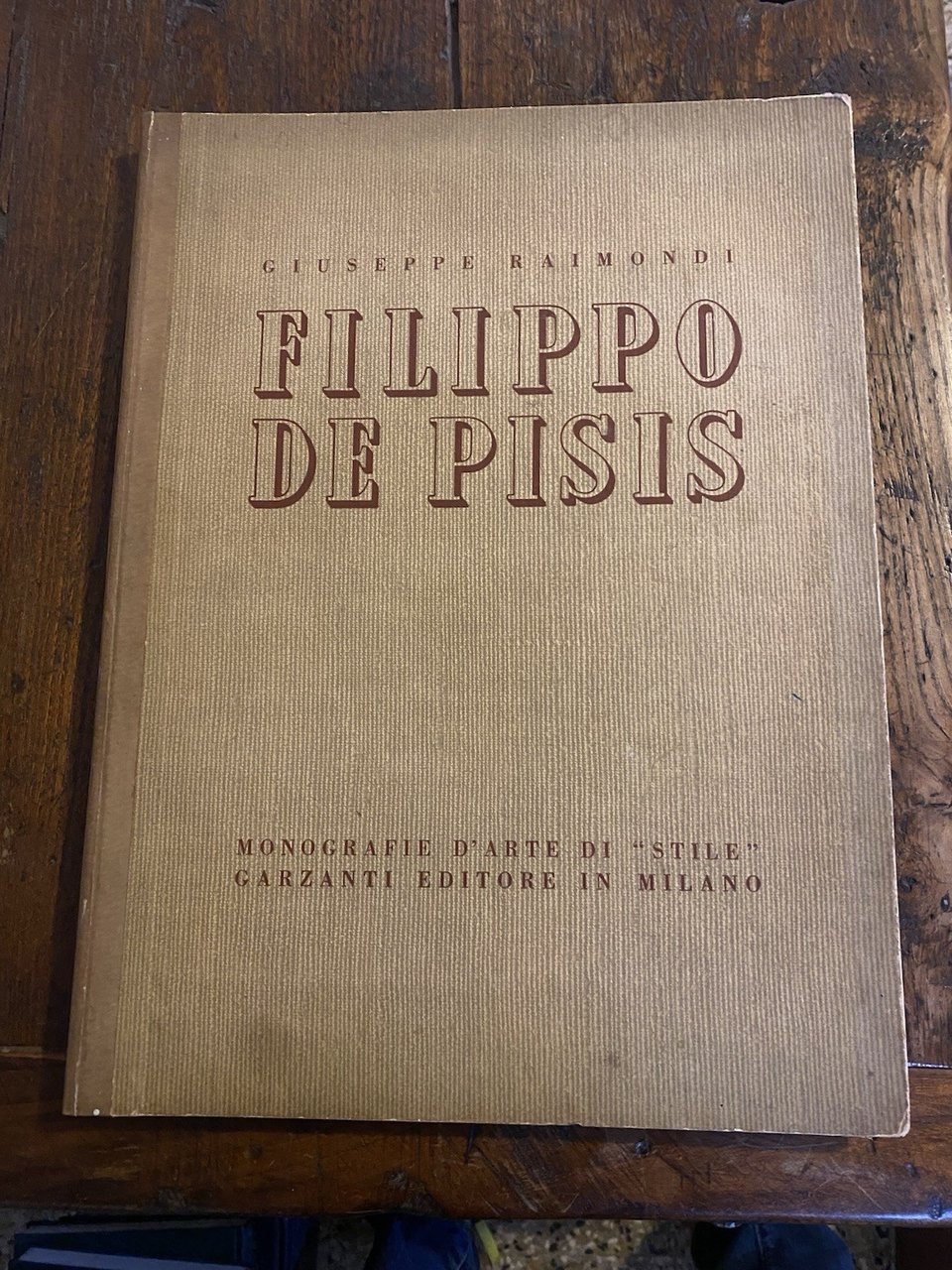Raimondi Giuseppe Filippo de Pisis Milano Garzanti s.d. (ma 1942) | Immagine principale