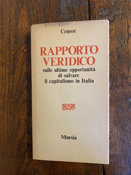 Rapporto veridico sulle ultime opportunità di salvare il capitalismo in …