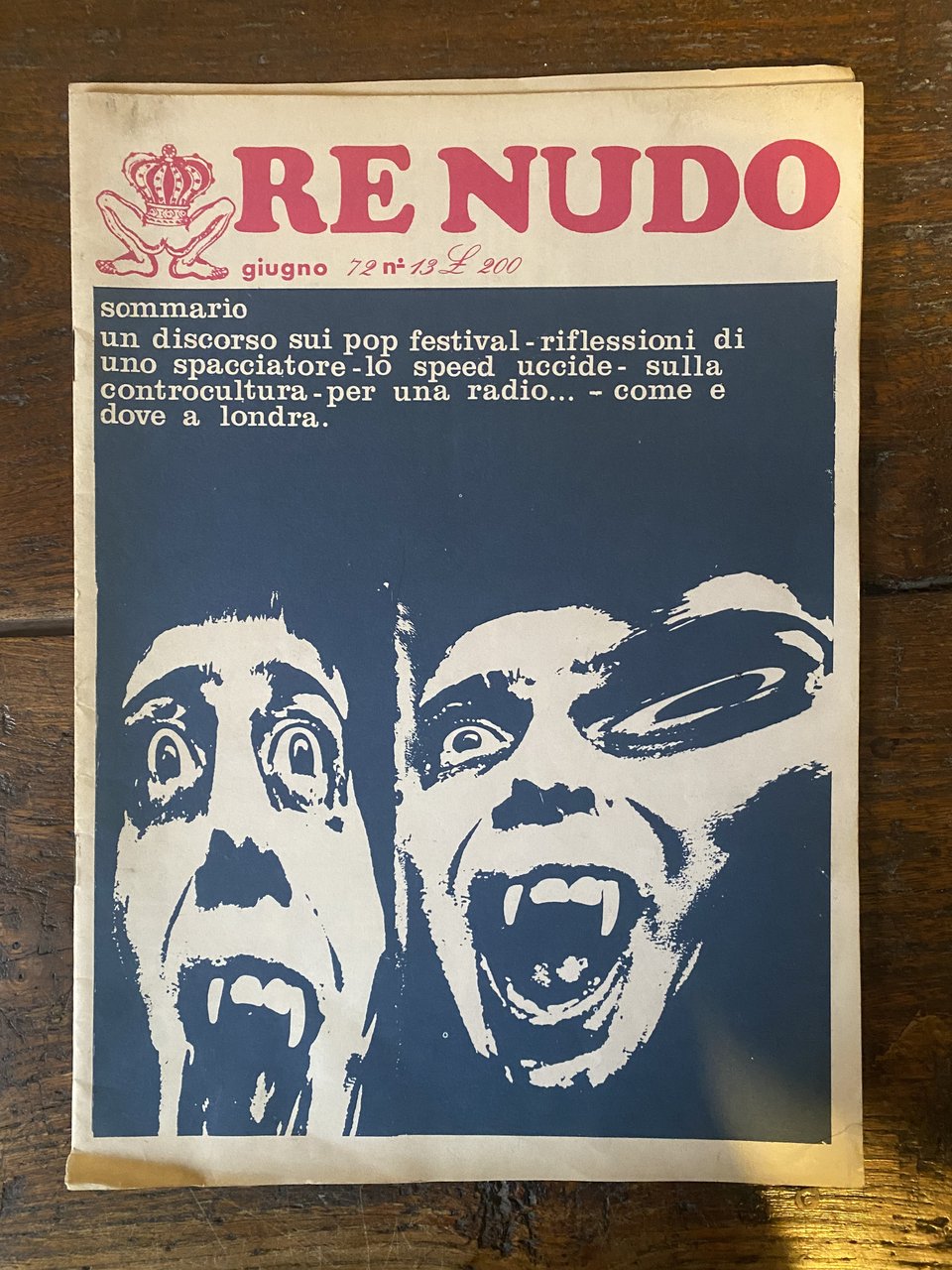 Re Nudo giugno 72 n. 13