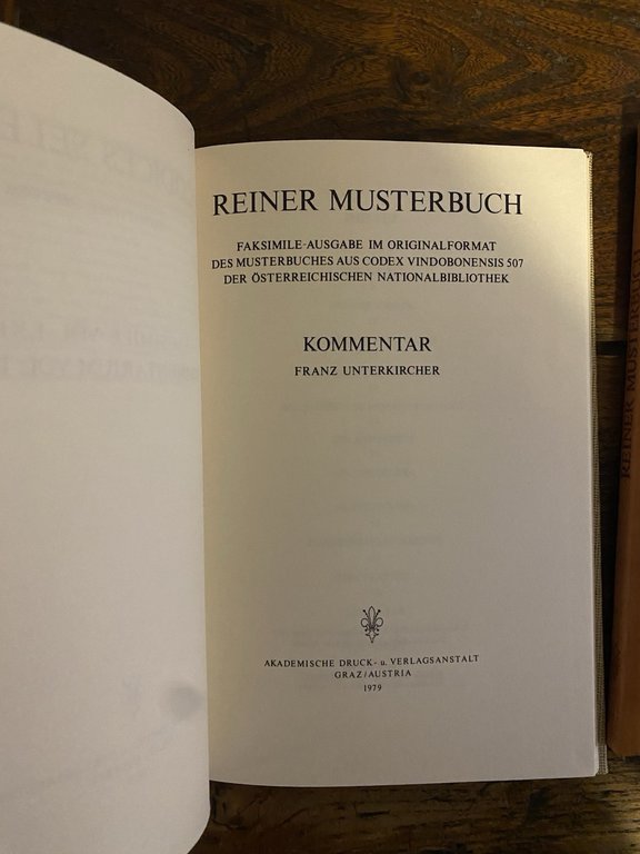 Reiner Musterbuch Facsimile Vol. LXVI Commentarium Akademische Druk 1979 | Immagine Gallery 3