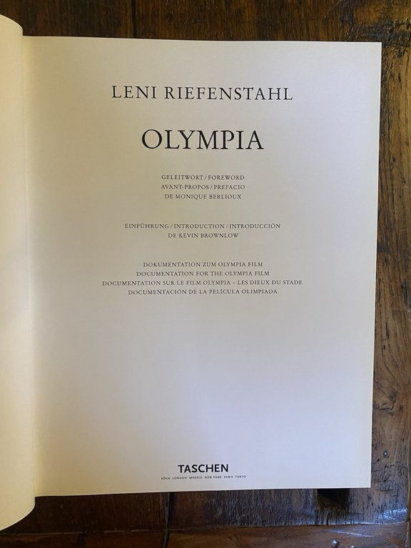 Riefenstahl Leni Olympia Taschen 2002