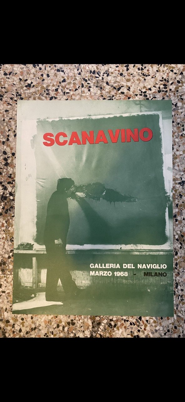 Scanavino Emilio Manifesto / Poster 60 x 40 cm Milano …