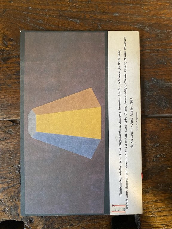 Sol Lewitt Paris ARC/Musée d'Art Moderne 1987