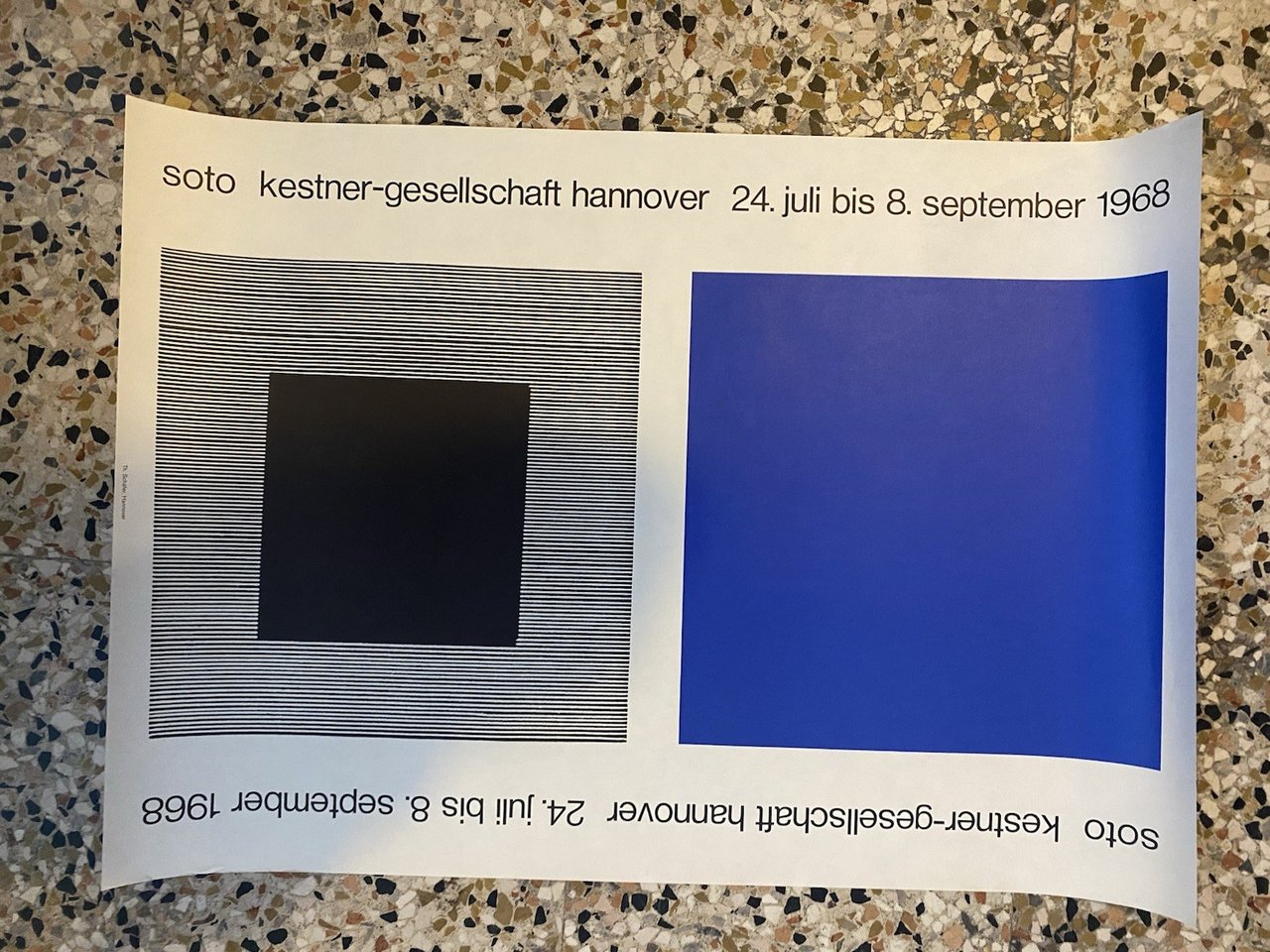 Soto Jesus Manifesto / Poster 59 x 49 Hannover Kestner-Gesellschaft …