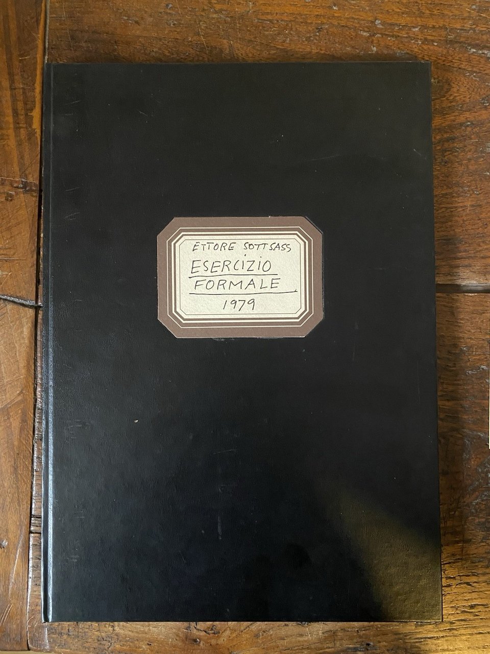 Sottsass Ettore Esercizio formale Lissone Arti Grafiche Meroni 1979