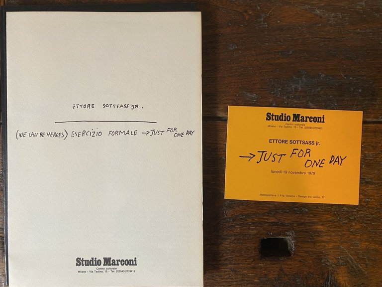 Sottsass Ettore Esercizio formale Lissone Arti Grafiche Meroni 1979