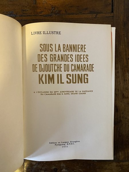 Sous la banniere des grandes idees de djoutche du camerade …