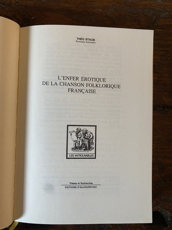 Staub Théo L'enfer érotique de la chanson folkloorique francaise Var … | Immagine Gallery 3