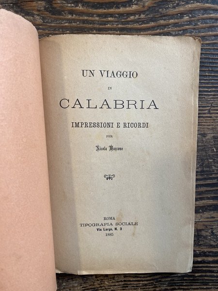 Un viaggio in Calabria Impressioni e ricordi