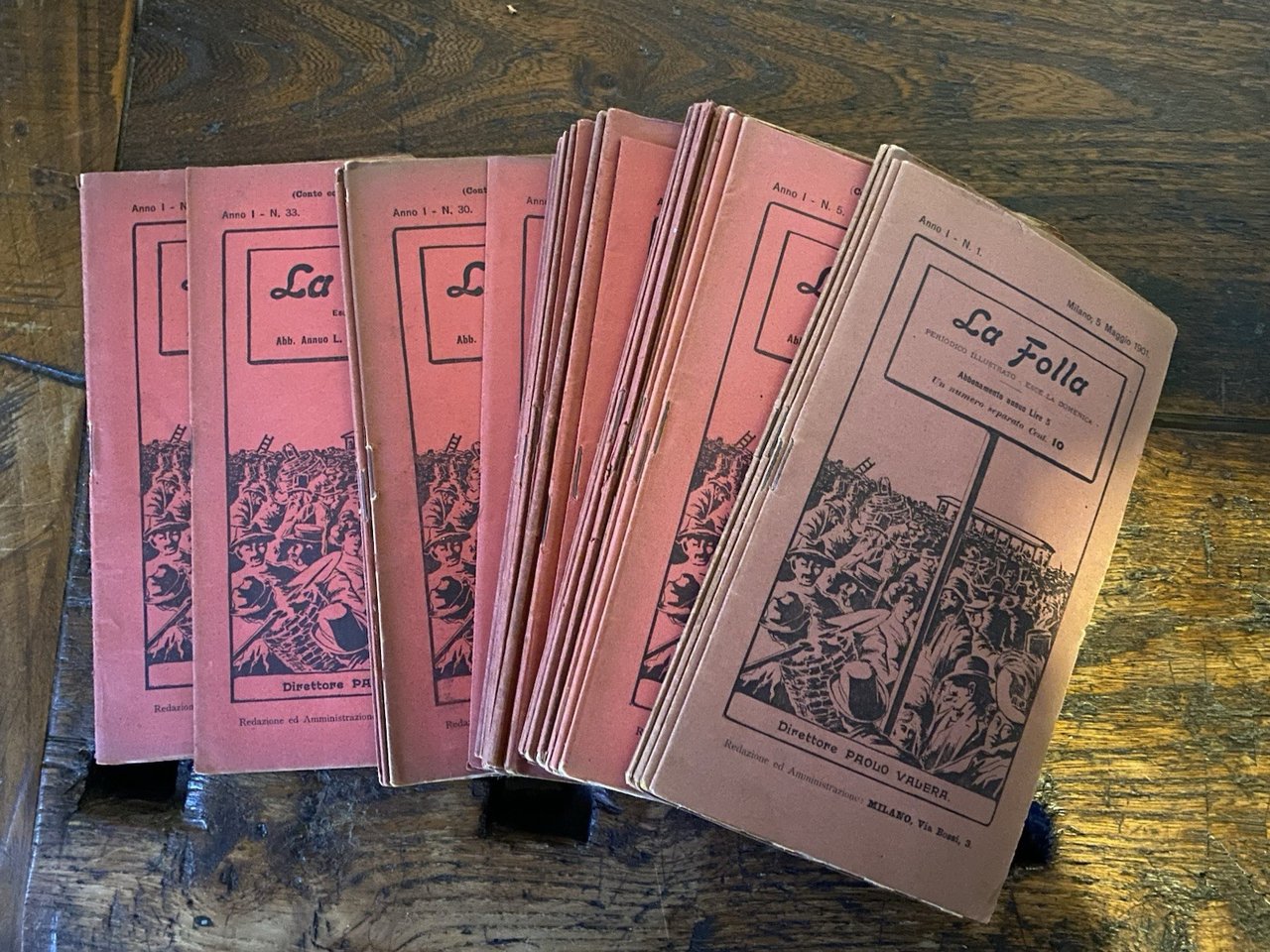 Valera Paolo La Folla Periodico settimanale illustrato Anno 1 n. …